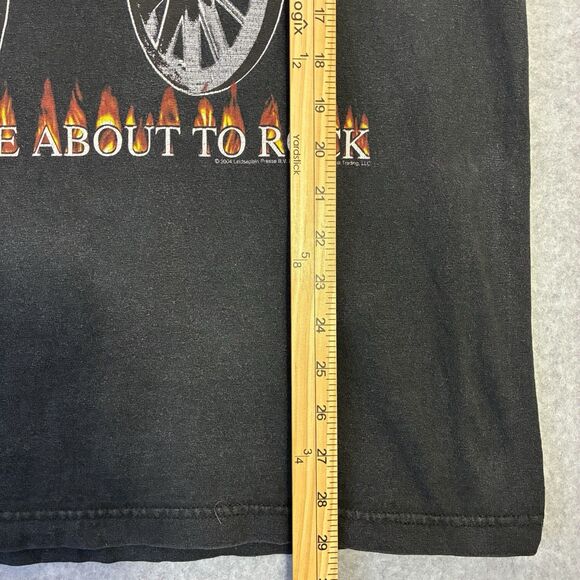 Vintage 2004 AC / DC FOR THOSE ABOUT TO ROCK WE SALUTE YOU T-Shirt Large - Picture 4 of 10
